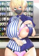 Jimoto no Hame Tomo Shinya no Conveni Tenin A hentai