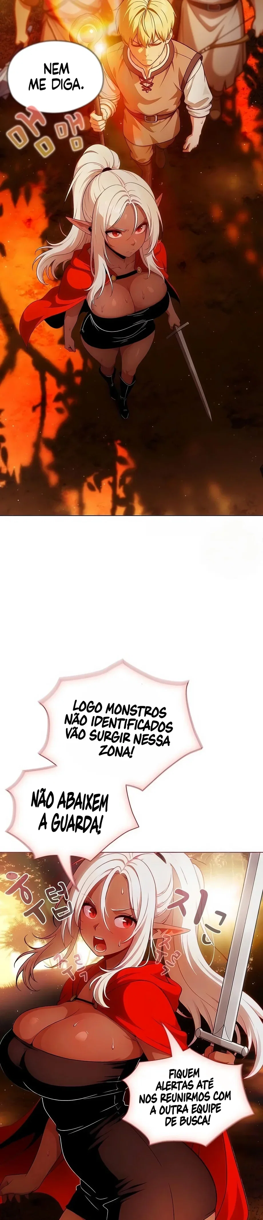 Pretending To Be Dark Elf By Tanning — Capítulo 5 — página 11