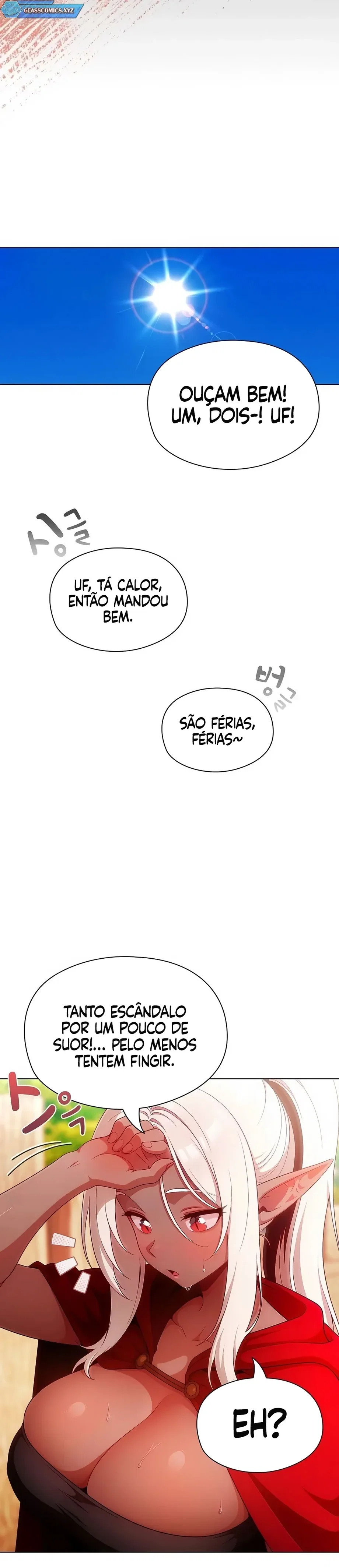 Pretending To Be Dark Elf By Tanning — Capítulo 1 — página 10