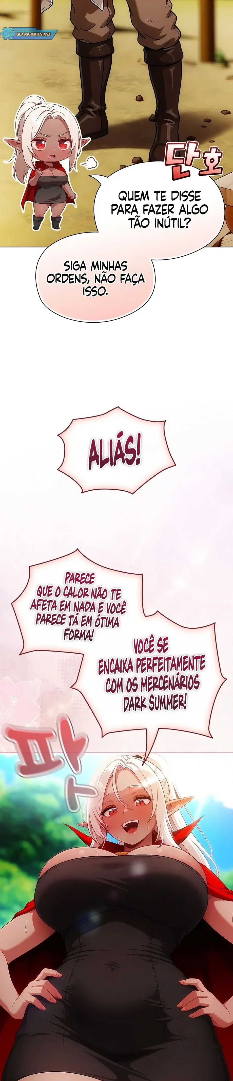 Pretending To Be Dark Elf By Tanning — Capítulo 1 — página 12
