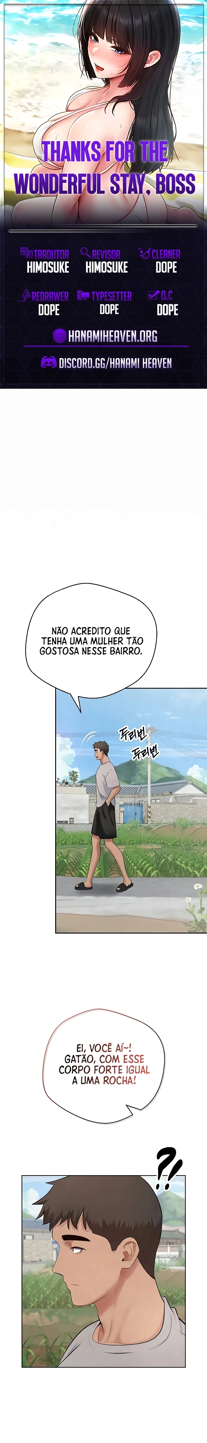 Thanks for the Wonderful Stay, Boss — Capítulo 7 — página 1
